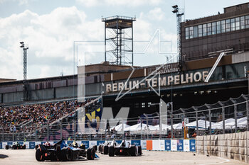 2023-04-23 - tribune, grandstands illustration action during the 2023 Berlin ePrix, 6th meeting of the 2022-23 ABB FIA Formula E World Championship, on the Tempelhof Airport Street Circuit from April 21 to 23, 2023 in Berlin, Germany - AUTO - 2023 FORMULA E BERLIN EPRIX - FORMULA E - MOTORS