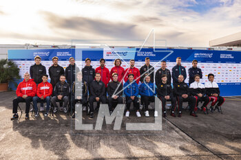 2023-04-24 - All the Rookie test drivers during the 2023 Rookie Test of the 2022-23 ABB FIA Formula E World Championship, on the Tempelhof Airport Street Circuit on April 24, 2023 in Berlin, Germany - AUTO - 2023 FORMULA E ROOKIE TEST - BERLIN - FORMULA E - MOTORS