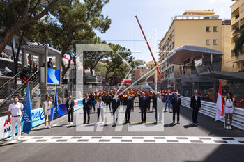 2023-05-06 - National Anthem on the grille de depart, starting grid during the 2023 Monaco ePrix, 7th meeting of the 2022-23 ABB FIA Formula E World Championship, on the Circuit de Monaco from May 4 to 6, 2023 in Monaco - AUTO - 2023 FORMULA E MONACO EPRIX - FORMULA E - MOTORS