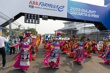 2023-06-04 - illustration grille de depart starting grid during the 2023 Jakarta ePrix, 8th meeting of the 2022-23 ABB FIA Formula E World Championship, on the Jakarta International e-Prix Circuit from June 2 to 3, 2023 in Jakarta, Indonesia - AUTO - 2023 FORMULA E JAKARTA EPRIX - FORMULA E - MOTORS