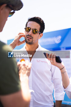 2023-06-23 - DI GRASSI Lucas (bra), Mahindra Racing, Spark-Mahindra, Mahindra M9-Electro, portrait at the media pen during the 2023 Southwire Portland ePrix, 9th meeting of the 2022-23 ABB FIA Formula E World Championship, on the Portland International Raceway from June 22 to 24, 2023 in Portland, United States of America - AUTO - 2023 FORMULA E PORTLAND EPRIX - FORMULA E - MOTORS