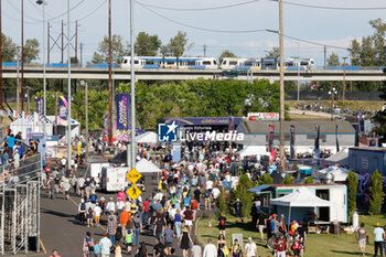 2023-06-25 - foule, crowd, during the 2023 Southwire Portland ePrix, 9th meeting of the 2022-23 ABB FIA Formula E World Championship, on the Portland International Raceway from June 22 to 24, 2023 in Portland, United States of America - AUTO - 2023 FORMULA E PORTLAND EPRIX - FORMULA E - MOTORS