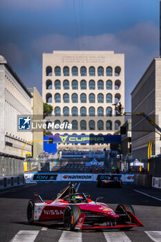 2023-07-15 - 23 FENESTRAZ Sacha (fra), Nissan Formula E Team, Spark-Nissan, Nissan e-4ORCE 04, action during the 2023 Hankook Rome ePrix, 10th meeting of the 2022-23 ABB FIA Formula E World Championship, on the Circuit Cittadino dell’EUR from July 14 to 16, 2023 in Rome, Italy - AUTO - 2023 FORMULA E ROME EPRIX - FORMULA E - MOTORS