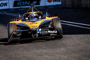 2023-07-15 - 58 RAST René (ger), Neom McLaren Formula E Team, Spark-Nissan, Nissan e-4ORCE 04, action during the 2023 Hankook Rome ePrix, 10th meeting of the 2022-23 ABB FIA Formula E World Championship, on the Circuit Cittadino dell’EUR from July 14 to 16, 2023 in Rome, Italy - AUTO - 2023 FORMULA E ROME EPRIX - FORMULA E - MOTORS