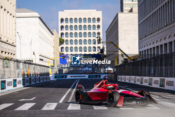 2023-07-15 - 27 DENNIS Jake (gbr), Avalanche Andretti Formula E, Spark-Porsche, Porsche 99X Electric, action during the 2023 Hankook Rome ePrix, 10th meeting of the 2022-23 ABB FIA Formula E World Championship, on the Circuit Cittadino dell’EUR from July 14 to 16, 2023 in Rome, Italy - AUTO - 2023 FORMULA E ROME EPRIX - FORMULA E - MOTORS