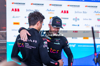 2023-07-15 - EVANS Mitch (nzl), Jaguar TCS Racing, Spark-Jaguar, Jaguar I - Time 6, BIRD Sam (gbr), Jaguar TCS Racing, Spark-Jaguar, Jaguar I - Time 6, portrait during the 2023 Hankook Rome ePrix, 10th meeting of the 2022-23 ABB FIA Formula E World Championship, on the Circuit Cittadino dell’EUR from July 14 to 16, 2023 in Rome, Italy - AUTO - 2023 FORMULA E ROME EPRIX - FORMULA E - MOTORS