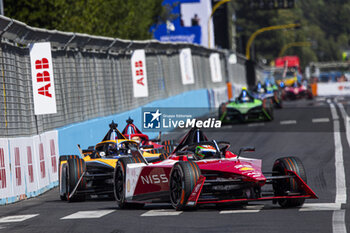 2023-07-15 - 23 FENESTRAZ Sacha (fra), Nissan Formula E Team, Spark-Nissan, Nissan e-4ORCE 04, action during the 2023 Hankook Rome ePrix, 10th meeting of the 2022-23 ABB FIA Formula E World Championship, on the Circuit Cittadino dell’EUR from July 14 to 16, 2023 in Rome, Italy - AUTO - 2023 FORMULA E ROME EPRIX - FORMULA E - MOTORS