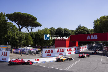 2023-07-15 - 27 DENNIS Jake (gbr), Avalanche Andretti Formula E, Spark-Porsche, Porsche 99X Electric, action during the 2023 Hankook Rome ePrix, 10th meeting of the 2022-23 ABB FIA Formula E World Championship, on the Circuit Cittadino dell’EUR from July 14 to 16, 2023 in Rome, Italy - AUTO - 2023 FORMULA E ROME EPRIX - FORMULA E - MOTORS