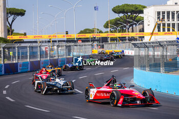 2023-07-15 - 23 FENESTRAZ Sacha (fra), Nissan Formula E Team, Spark-Nissan, Nissan e-4ORCE 04, action during the 2023 Hankook Rome ePrix, 10th meeting of the 2022-23 ABB FIA Formula E World Championship, on the Circuit Cittadino dell’EUR from July 14 to 16, 2023 in Rome, Italy - AUTO - 2023 FORMULA E ROME EPRIX - FORMULA E - MOTORS