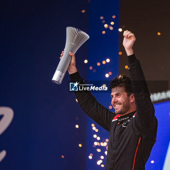 2023-07-16 - NATO Norman (fra), Nissan Formula E Team, Spark-Nissan, Nissan e-4ORCE 04, portrait at the podium during the 2023 Hankook Rome ePrix, 10th meeting of the 2022-23 ABB FIA Formula E World Championship, on the Circuit Cittadino dell’EUR from July 14 to 16, 2023 in Rome, Italy - AUTO - 2023 FORMULA E ROME EPRIX - FORMULA E - MOTORS