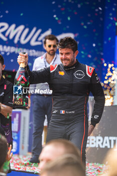 2023-07-16 - NATO Norman (fra), Nissan Formula E Team, Spark-Nissan, Nissan e-4ORCE 04, portrait at the podium during the 2023 Hankook Rome ePrix, 10th meeting of the 2022-23 ABB FIA Formula E World Championship, on the Circuit Cittadino dell’EUR from July 14 to 16, 2023 in Rome, Italy - AUTO - 2023 FORMULA E ROME EPRIX - FORMULA E - MOTORS