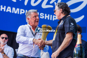 2023-07-16 - Mr. Manfred Sandbichler, Director Motorsport, Hankook Tire Europe, ANDRETTI Michael (usa), team Owner of Andretti Motorsport, portrait during the 2023 Hankook Rome ePrix, 10th meeting of the 2022-23 ABB FIA Formula E World Championship, on the Circuit Cittadino dell’EUR from July 14 to 16, 2023 in Rome, Italy - AUTO - 2023 FORMULA E ROME EPRIX - FORMULA E - MOTORS