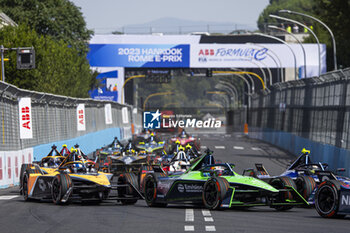 2023-07-16 - 16 BUEMI Sébastien (swi), Envision Racing, Spark-Jaguar, Jaguar I - Time 6, action during the 2023 Hankook Rome ePrix, 10th meeting of the 2022-23 ABB FIA Formula E World Championship, on the Circuit Cittadino dell’EUR from July 14 to 16, 2023 in Rome, Italy - AUTO - 2023 FORMULA E ROME EPRIX - FORMULA E - MOTORS