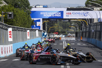 2023-07-16 - 11 DI GRASSI Lucas (bra), Mahindra Racing, Spark-Mahindra, Mahindra M9-Electro, action during the 2023 Hankook Rome ePrix, 10th meeting of the 2022-23 ABB FIA Formula E World Championship, on the Circuit Cittadino dell’EUR from July 14 to 16, 2023 in Rome, Italy - AUTO - 2023 FORMULA E ROME EPRIX - FORMULA E - MOTORS