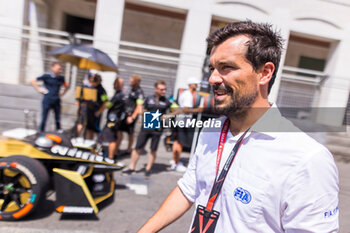 2023-07-16 - BELLEGARDE Eric, FIA media delegate, portrait during the 2023 Hankook Rome ePrix, 10th meeting of the 2022-23 ABB FIA Formula E World Championship, on the Circuit Cittadino dell’EUR from July 14 to 16, 2023 in Rome, Italy - AUTO - 2023 FORMULA E ROME EPRIX - FORMULA E - MOTORS