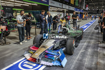 2023-07-27 - Recover-E, From Waste to Race, Envision Racing, during the 2023 Hankook London ePrix, 12th meeting of the 2022-23 ABB FIA Formula E World Championship, on the ExCeL London from July 29 to 30, 2023 in London, United Kingdom - AUTO - 2023 FORMULA E HANKOOK LONDON EPRIX - FORMULA E - MOTORS