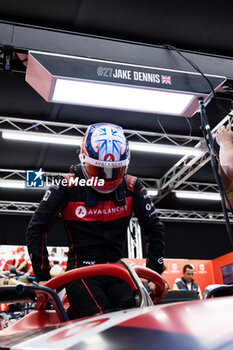 2023-07-28 - DENNIS Jake (gbr), Avalanche Andretti Formula E, Spark-Porsche, Porsche 99X Electric, portrait during the 2023 Hankook London ePrix, 12th meeting of the 2022-23 ABB FIA Formula E World Championship, on the ExCeL London from July 29 to 30, 2023 in London, United Kingdom - AUTO - 2023 FORMULA E HANKOOK LONDON EPRIX - FORMULA E - MOTORS
