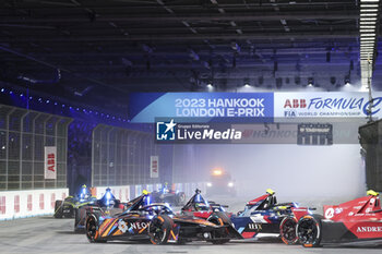 2023-07-29 - 08 MERHI Roberto (spa), Mahindra Racing, Spark-Mahindra, Mahindra M9-Electro, action during the 2023 Hankook London ePrix, 12th meeting of the 2022-23 ABB FIA Formula E World Championship, on the ExCeL London from July 29 to 30, 2023 in London, United Kingdom - AUTO - 2023 FORMULA E HANKOOK LONDON EPRIX - FORMULA E - MOTORS