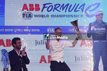 2023-07-30 - FILIPPI Sylvain, Envision Virgin Racing Managing Director and CTO, portrait podium, portrait, during the 2023 Hankook London ePrix, 12th meeting of the 2022-23 ABB FIA Formula E World Championship, on the ExCeL London from July 29 to 30, 2023 in London, United Kingdom - AUTO - 2023 FORMULA E HANKOOK LONDON EPRIX - FORMULA E - MOTORS