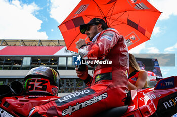 2023-06-11 - Francesco Bagnaia IT Ducati Lenovo Team Ducati in Starting grid - RACE MOTOGP GRAND PRIX OF ITALY - MOTOGP - MOTORS