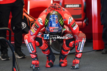 2023-06-11 - Francesco Bagnaia IT Ducati Lenovo Team Ducati waits in the box - RACE MOTOGP GRAND PRIX OF ITALY - MOTOGP - MOTORS