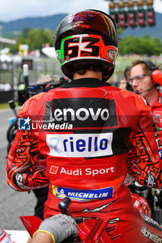 2023-06-10 - Francesco Bagnaia IT Ducati Lenovo Team Ducati in the starting grid - TISSOT SPRINT MOTOGP GRAND PRIX OF ITALY - MOTOGP - MOTORS