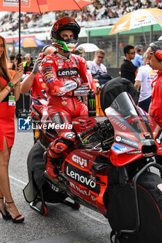 2023-06-10 - Francesco Bagnaia IT Ducati Lenovo Team Ducati wait in the starting grid - TISSOT SPRINT MOTOGP GRAND PRIX OF ITALY - MOTOGP - MOTORS