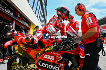 2023-06-09 - Francesco Bagnaia IT Ducati Lenovo Team Ducati ready to start for the qualifying - FREE PRACTICE MOTOGP GRAND PRIX OF ITALY - MOTOGP - MOTORS