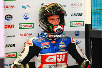 2023-06-09 - Alex Rins ES LCR Honda CASTROL Honda waits in the box - FREE PRACTICE MOTOGP GRAND PRIX OF ITALY - MOTOGP - MOTORS
