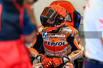 2023-06-09 - Marc Marquez ES Repsol Honda Team Honda restarts from the pits after the crash - FREE PRACTICE MOTOGP GRAND PRIX OF ITALY - MOTOGP - MOTORS