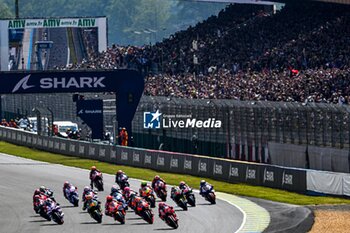 2023-05-13 - Qualifying and Sprint race for MotoGP Shark Grand Prix of France at Le Mans Circuit, Le Mans, France, May 13, 2023 In picture: Sprint race start Clasificacion y carrera al sprint del Gran Premio Shark de MotoGP de Francia en el Circuito de Le Mans, Francia, 13 de Mayo de 2023 POOL/ MotoGP.com / Cordon Press Images will be for editorial use only. Mandatory credit: ?MotoGP.com Cordon Press Cordon Press - QUALIFYING AND SPRINT RACE MOTOGP GP OF FRANCE 13-05-2023 - MOTOGP - MOTORS