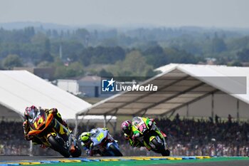 2023-05-14 - Races of MotoGP SHARK Grand Prix of France at Le Mans circuit, Francia May 14, 2023 In picture: Moto2 Tony Arbolino, Filip Salac, Alonso Lopez Carreras del Gran Premio SHARK de MotoGP de Francia en el Circuito de Le Mans, Francia 14 de Mayo de 2023 POOL/ MotoGP.com / Cordon Press Images will be for editorial use only. Mandatory credit: Cordon Press - RACES MOTOGP GRAND PRIX OF FRANCE 14-05-2023 - MOTOGP - MOTORS