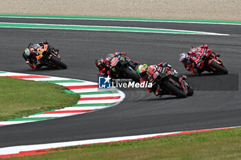 2023-06-10 - Italian rider Francesco Bagnaia of Ducati Lenovo Team battles for position - TISSOT SPRINT MOTOGP GRAND PRIX OF ITALY - MOTOGP - MOTORS