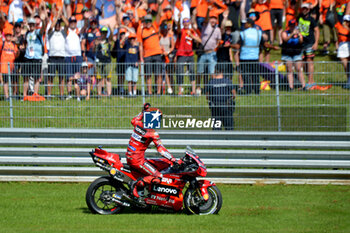 2023-08-20 - Francesco Bagnaia 1 Ducati lenovo motogp winner Motorrad Grand Prix von Osterreich - CRYPTODATA MOTORRAD GRAND PRIX VON OSTERREICH - RACES MOTOGP AND PRESS CONFERENCE - MOTOGP - MOTORS