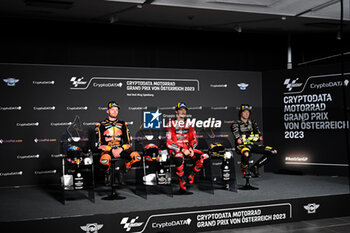 2023-08-20 - press conference after the race - CRYPTODATA MOTORRAD GRAND PRIX VON OSTERREICH - RACES MOTOGP AND PRESS CONFERENCE - MOTOGP - MOTORS