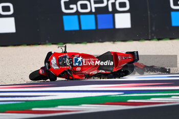 2023-09-08 - Pol Espargaro ES GASGAS Factory Racing Tech3 KTM crash - GRAN PREMIO RED BULL DI SAN MARINO E DELLA RIVIERA DI RIMINI - FREE PRACTICE - MOTOGP - MOTORS