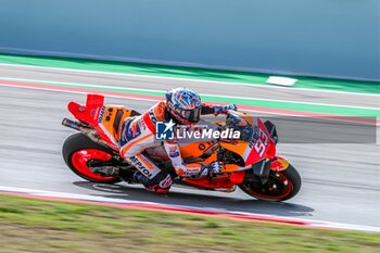 2023-09-01 - Marc Marquez (93) of Spain and Repsol Honda Team during the MOTO GP Free Practice 1 of the Catalunya Grand Prix at Montmelo racetrack, Spain on September 01, 2023 (Photo: Alvaro Sanchez) Cordon Press - FREE PRACTICE MOTOGP GRAN PRIX CATALUNYA - MOTOGP - MOTORS