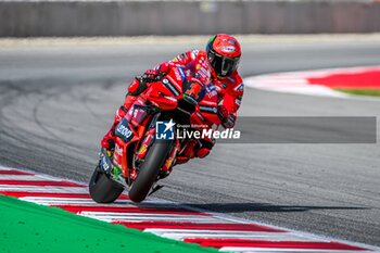 2023-09-01 - Francesco Bagnaia (1) of Italy and Ducati Team during the MOTO GP Free Practice 1 of the Catalunya Grand Prix at Montmelo racetrack, Spain on September 01, 2023 (Photo: Alvaro Sanchez) Cordon Press - FREE PRACTICE MOTOGP GRAN PRIX CATALUNYA - MOTOGP - MOTORS