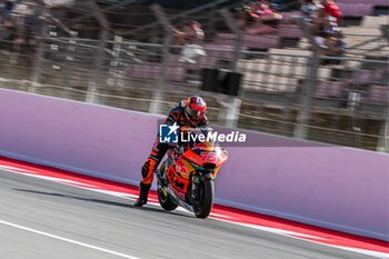 2023-09-01 - Albert Arenas (75) of Spain and Red Bull KTM Ajo during the MOTO 2 Free Practice 1 of the Catalunya Grand Prix at Montmelo racetrack, Spain on September 01, 2023 (Photo: Alvaro Sanchez) Cordon Press - FREE PRACTICE MOTOGP GRAN PRIX CATALUNYA - MOTOGP - MOTORS