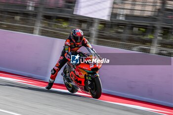 2023-09-01 - Pedro Acosta (37) of Spain and Red Bull KTM Ajo during the MOTO 2 Free Practice 1 of the Catalunya Grand Prix at Montmelo racetrack, Spain on September 01, 2023 (Photo: Alvaro Sanchez) Cordon Press - FREE PRACTICE MOTOGP GRAN PRIX CATALUNYA - MOTOGP - MOTORS