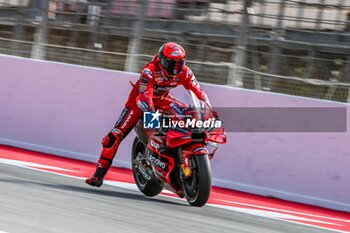 2023-09-01 - Francesco Bagnaia (1) of Italy and Ducati Team during the MOTO GP Free Practice 1 of the Catalunya Grand Prix at Montmelo racetrack, Spain on September 01, 2023 (Photo: Alvaro Sanchez) Cordon Press - FREE PRACTICE MOTOGP GRAN PRIX CATALUNYA - MOTOGP - MOTORS