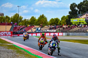 2023-09-01 - Lukas Tulovic (3) of Deutschland and Liqui Moly Husqvarna Intact GP and Fermin Aldeguer (54) of Spain and CAG SpeedUp during the MOTO 2 Free Practice 2 of the Catalunya Grand Prix at Montmelo racetrack, Spain on September 01, 2023 (Photo: Alvaro Sanchez) Cordon Press - FREE PRACTICE MOTOGP GRAN PRIX CATALUNYA - MOTOGP - MOTORS