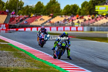 2023-09-01 - Dennis Foggia (71) of Italy and Italtrans Racing Team and Rory Skinner (33) of United Kingdom of Great Britain and Northern Ireland and Onlyfans American Racing during the MOTO 2 Free Practice 2 of the Catalunya Grand Prix at Montmelo racetrack, Spain on September 01, 2023 (Photo: Alvaro Sanchez) Cordon Press - FREE PRACTICE MOTOGP GRAN PRIX CATALUNYA - MOTOGP - MOTORS