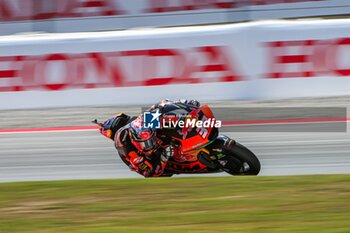2023-09-01 - Pedro Acosta (37) of Spain and Red Bull KTM Ajo during the MOTO 2 Free Practice 2 of the Catalunya Grand Prix at Montmelo racetrack, Spain on September 01, 2023 (Photo: Alvaro Sanchez) Cordon Press - FREE PRACTICE MOTOGP GRAN PRIX CATALUNYA - MOTOGP - MOTORS