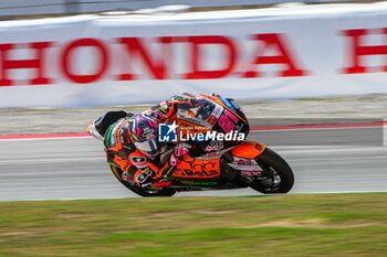 2023-09-01 - Alonso Lopez (21) of Spain and CAG SpeedUp during the MOTO 2 Free Practice 2 of the Catalunya Grand Prix at Montmelo racetrack, Spain on September 01, 2023 (Photo: Alvaro Sanchez) Cordon Press - FREE PRACTICE MOTOGP GRAN PRIX CATALUNYA - MOTOGP - MOTORS