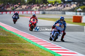 2023-09-01 - Alex Marquez (73) of Spain and Gresini Racing and Marc Marquez (93) of Spain and Repsol Honda Team during the MOTO GP PRACTICE of the Catalunya Grand Prix at Montmelo racetrack, Spain on September 01, 2023 (Photo: Alvaro Sanchez) Cordon Press - FREE PRACTICE MOTOGP GRAN PRIX CATALUNYA - MOTOGP - MOTORS