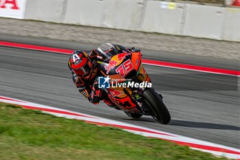 2023-09-02 - Albert Arenas (75) of Spain and Red Bull KTM Ajo during the MOTO 2 Free Practice 3 of the Catalunya Grand Prix at Montmelo racetrack, Spain on September 02, 2023 (Photo: Alvaro Sanchez) Cordon Press - FREE PRACTICE MOTOGP GRAN PRIX CATALUNYA - MOTOGP - MOTORS