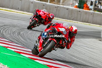 2023-09-02 - Pol Espargaro (44) of Spain and GasGas Factory Racing Tech3 and Augusto Fernandez (37) of Spain and GasGas Factory Racing Tech3 during the MOTO GP QUALIFYING of the Catalunya Grand Prix at Montmelo racetrack, Spain on September 02, 2023 (Photo: Alvaro Sanchez) Cordon Press - QUALIFYING MOTOGP GRAN PRIX CATALUNYA - MOTOGP - MOTORS