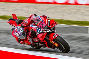 2023-09-02 - Enea Bastianini (23) of Italy and Ducati Team during the MOTO GP QUALIFYING of the Catalunya Grand Prix at Montmelo racetrack, Spain on September 02, 2023 (Photo: Alvaro Sanchez) Cordon Press - QUALIFYING MOTOGP GRAN PRIX CATALUNYA - MOTOGP - MOTORS