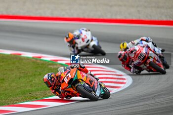 2023-09-02 - Pedro Acosta (37) of Spain and Red Bull KTM Ajo and Jake Dixon (96) of United Kingdom of Great Britain and Northern Ireland and GASGAS Aspar Team during the MOTO 2 QUALIFYING of the Catalunya Grand Prix at Montmelo racetrack, Spain on September 02, 2023 (Photo: Alvaro Sanchez) Cordon Press - QUALIFYING MOTOGP GRAN PRIX CATALUNYA - MOTOGP - MOTORS